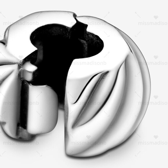 Pandora Polished Feathered Clip Charm - Picture 3 of 5